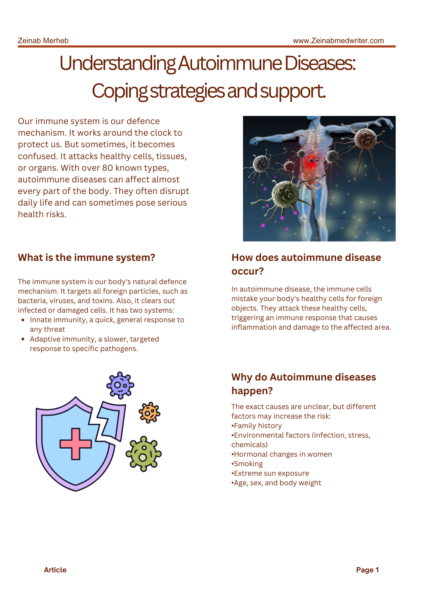 understanding autoimmune diseases (by zeinab merheb)